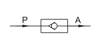 NRV08T NON-RETURN CHECK VALVE<BR> 1/4" NPT MALE